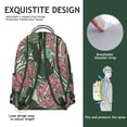 thumbnail image 5 of Perfect Backpack Gift for Students: Hawaii Tropical Wind Palm Leaves Print, Durable Lightweight Laptop Daypack with Large Capacity for High School, College, Campus Commute, 5 of 6