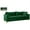 Green, variant on Meridian Furniture Naomi Cognac Velvet Sofa