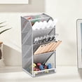 thumbnail image 6 of Lksixu Metal Mesh Desk Organizer, 5-Layer Pencil Container Stationery Holder, Small Desktop Pen Storage Rack, Multi-Purpose Makeup Brushes Storage Box for Home Office, 6 of 7