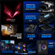 thumbnail image 3 of Computadora Escritorio Completa Xtreme PC Gaming AMD Radeon 740M Ryzen 5 8500G 16GB DDR5 SSD 500GB Monitor Curvo 23.8 100Hz WIFI Black juegos casuales, trabajo y estudio, 3 of 6