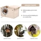 thumbnail image 4 of Casa de madera para pájaros, caja de cría para loros, caja nido para pájaros, nido de madera para periquitos, accesorio para loros, 4 of 7