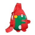thumbnail image 2 of bolsa cruzada para niños,Bolsa de pecho de dinosaurio Mochila para niños Bolsa cruzada,Regalo de cumpleaños Bolsa para niños Bolsas para niños de dibujos animados de nailon,bolso de rojo, 2 of 9