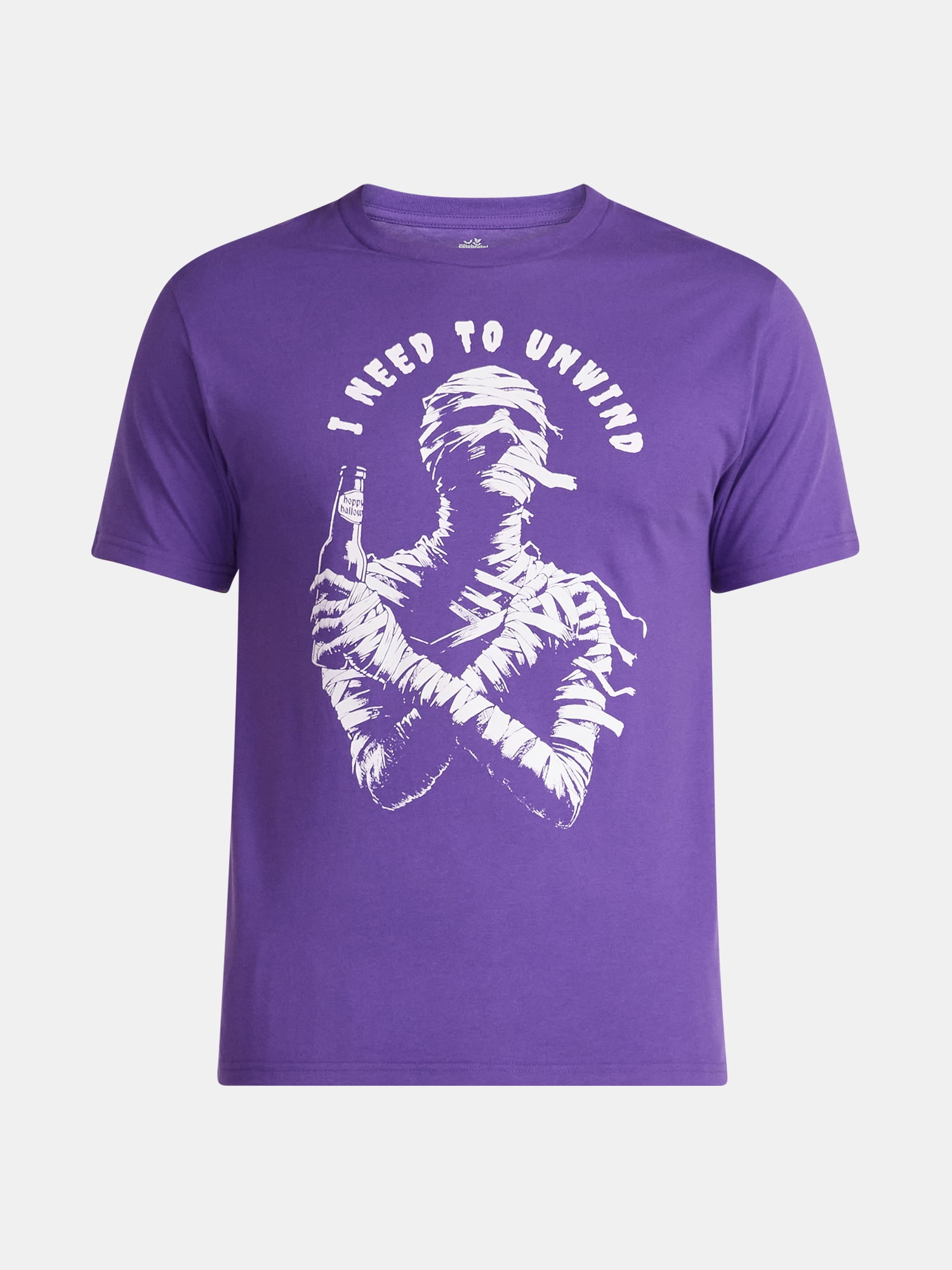 Halloween Men's Mummy Unwind Graphic Tee from Way to Celebrate, Sizes XS-3XL