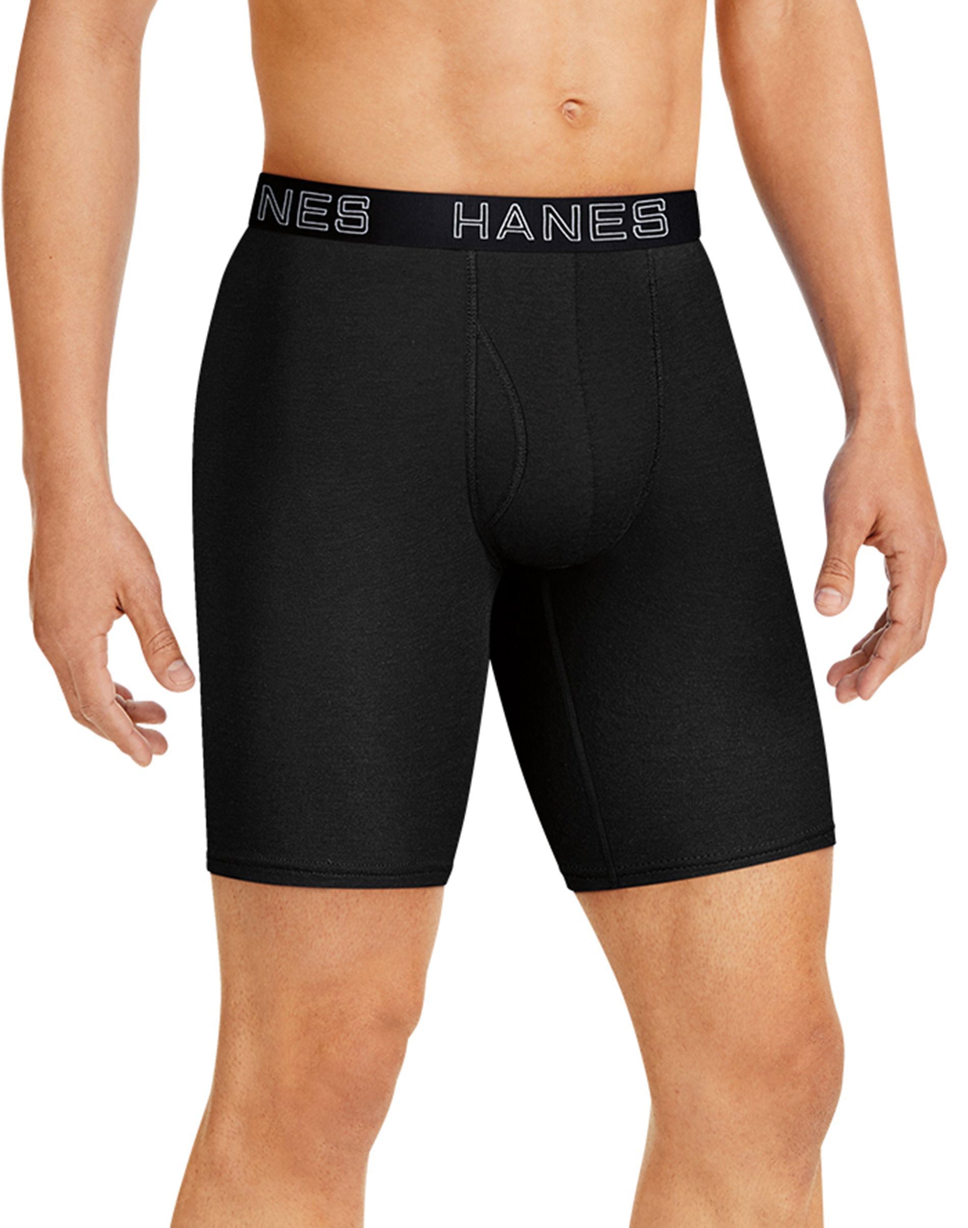 Hanes Men's Tagless No Ride Up Briefs with Comfort Flex Waistband 7-Pack 