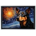 thumbnail image 2 of Australian Kelpie Dog Canvas Van Gogh Starry Night Wall Art Gifts Canvas Wall Art Frame Music Artist Customized Canvas Framed Photo Art Work For The Bedroom(Gifts For Dog Lover ), 2 of 6