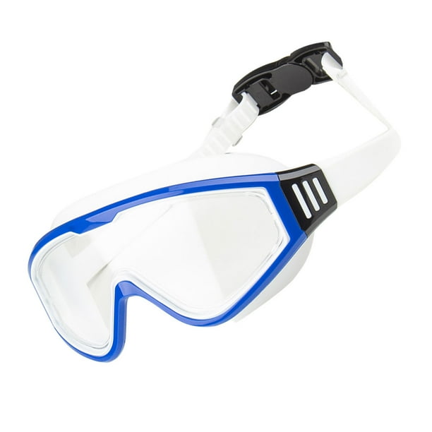 Eigraketly Gafas de natación para niños, gafas de natación portátiles impermeables para deportes acuáticos en piscina Deportes acuáticos Azul blanco Eigraketly OD023659-03