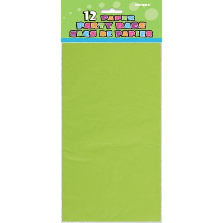 Luminary Bags Christmas (4 Pack) Paper Luminary & Party Bags, 10 x 5 in, Lime Green, 12ct ()
