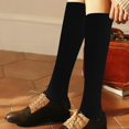 thumbnail image 3 of 3 Pack School Uniform Cotton Knee High Socks Knee High Socks for Girls and Boys, 3 of 6