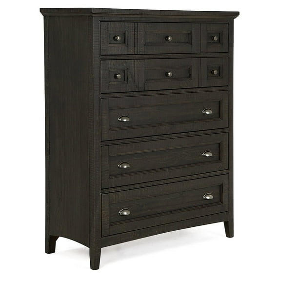 Magnussen Westley Falls Relaxed Traditional Graphite 5 Drawer Chest