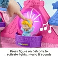 thumbnail image 5 of Disney Princess Magical Lights & Dancing Castle Little People Toddler Playset, 2 Figures, 5 of 8