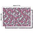 thumbnail image 6 of Pink Breast Cancer Summer Placemats Table Placemats Set Of 4-Linen Kitchen Washable Placemats Table Mats 11.8"x17.7" Non-Slip Heat Resistant, 6 of 6