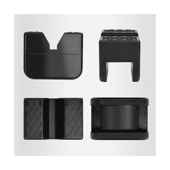 Jacks Stand Pads, Universal Rubber Jacks Pad Adapter, Rail Pinch Welds Protector, 4 Pack