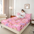 thumbnail image 4 of Homewish Animal Horse 3pcs Twin Sheet Sets For Teens Boys Girls,Chic Flowers Twin Fitted Sheet,Western Farmhouse Breathable Flat Sheet,Breathable Home Decor, 4 of 7