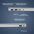 thumbnail image 7 of HP Essential 17.3" HD+ Touchscreen Laptop, Intel Core 5 120U, 16GB RAM, 1TB SSD, Windows 11 Home, Silver, 7 of 7