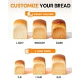 thumbnail image 4 of Bread Maker 2 lb Stainless Steel 17 in 1 Automatic Settings Non Stick Pan Low Noise Bestseling, 4 of 6