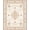 Beige Cream Tan, Pattern 10, variant on ODIKA Neutral Boho Abstract Lattice Stripe Border Transitional Ivory for Dorm Room, Small Living Apartment, Stain Resistant Low Profile