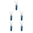 thumbnail image 3 of Colgantes de cristal Qarigey Hexágono Columna Exquisito Aniversario de vacaciones, 3 of 6