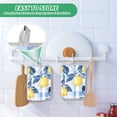 thumbnail image 4 of Yayeee Pot Holders Kitchen Heat Resistant with Pocket 7"x9.8" Cotton Oven Cooking Hot Pads, Light Blue Lemon, 4 of 7