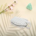 thumbnail image 3 of Unique Bargains 1 Pc Fashionable Rectangle Dots Makeup Bag for Travel White Gray Polyester, 3 of 5