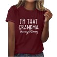 thumbnail image 3 of LSLJS Mode Femmes Col Rond Manches Courtes Imprimé T-Shirt Blouse Décontractée Hauts, Cadeaux pour Femmes, 3 of 4