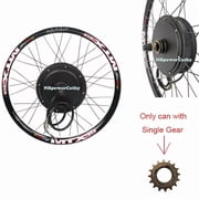 90km/h Speed 29inch 135mm Dropouts E-bike Kit 48V-72V 3000w E bike Conversion Kit Rear Wheel with 80A Dual Hall Controller and UKC1 Display