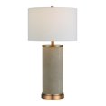 thumbnail image 2 of Henn&Hart 25' Contemporary Table Lamp in Textured Gold Metal, 2 of 10
