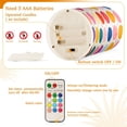 thumbnail image 5 of Yayeee Flameless Candles with Remote Flickering Battery Operated Multi Color Changing, Colorful Circles, 5 of 7
