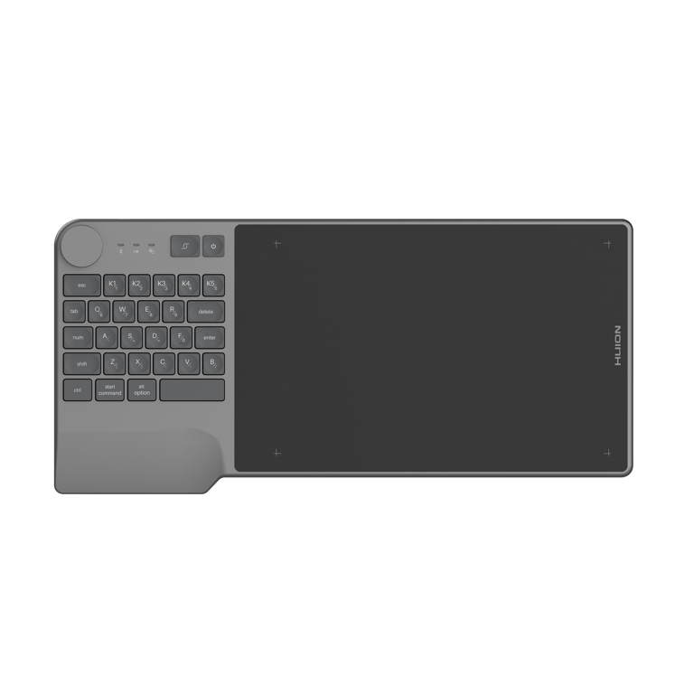 HUION Keydial KD200 Bluetooth 5.0 Wireless Graphics Drawing