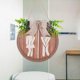 thumbnail image 3 of Letrero de madera para indicar el género del baño, letrero decorativo para el baño, letrero decorativo para colgar en la pared, letrero decorativo para granjas., 3 of 7