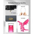 thumbnail image 4 of Filamento para impresora 3D XZN Silk PLA, 1,75 mm, 1 kg, rosa, 4 of 7