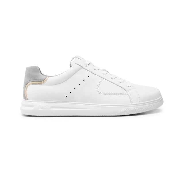 Sneaker Flexi para Hombre Estilo 401216 Blanco Flexi 401216 BLANCO