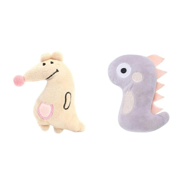 De juguetes de hierba gatera de peluche, divertidos animales pequeños interactivos para mascotas, suministros para , , masticar, dinosaurio Salvador Juguetes de hierba gatera