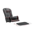 thumbnail image 3 of PT. RUDANT MAJU SELARAS Josiah Glider Rocking Chair Replacement Cushions Set GREY, 3 of 5