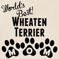thumbnail image 2 of CafePress - Worlds Best Wheaten Terrier Mom Tote Bag - Unisex Canvas Tote Bag, Beige, 1-Piece, 2 of 6