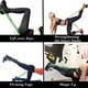 thumbnail image 5 of Cinturón de resistencia de cadera Cintura ajustable con trabillas para los pies | Equipo de entrenamiento de fuerza de glúteos y piernas | Home Gym Pilates Yoga Rehab | TPE Duradero Portátil | 90cm, 5 of 5