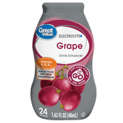 Great Value Electrolyte Drink Mix, Grape, 1.62 Fl Oz (Pack of 3)