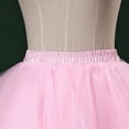 thumbnail image 4 of DHFJKG Women's Elastic Waist Petticoat Skirt Puffy Tutu Tulle Princess Ballet Dance Mini Ball Gown Skirt Candy Color Cozy Dress, 4 of 5