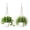 Ivory, variant on 2Pcs Macrame Plant Hangers Indoor, 35" Boho Hanging Planter Basket with Wood Beads, Indoor Flower Pot Holder, Ivory (Pots Not Included)