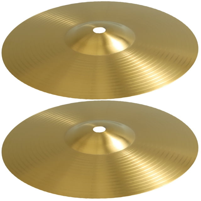 2pcs Drum Set Cymbals Jazz Drum Cymbal Brass Crash Cymbal Music Instrument Cymbals