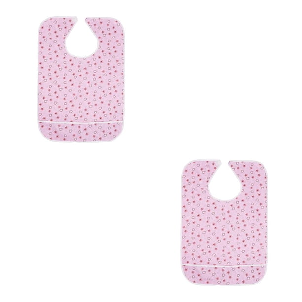 Babero de moda Matsuzay para ancianos Protector de ropa lavable resistente a las manchas transpirable para comer delantal de ayuda para Type1 NO1