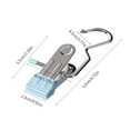 Anti Rust Wardrobe Hanger Hooks Stainless Steel Clips for Clothes