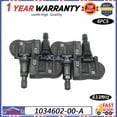 thumbnail image 3 of 4 Pcs TPMS 103460200A Capteur de Pression des Pneus 433MHz pour Tesla Modèle 3 S X-, 3 of 4