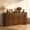 Walnut, variant on 65.7" Buffet Cabinet with Storage, 4 Doors, Walnut Modern Coffee Bar Sideboard with Adjustable Shelves,Long Sideboard Buffet Table