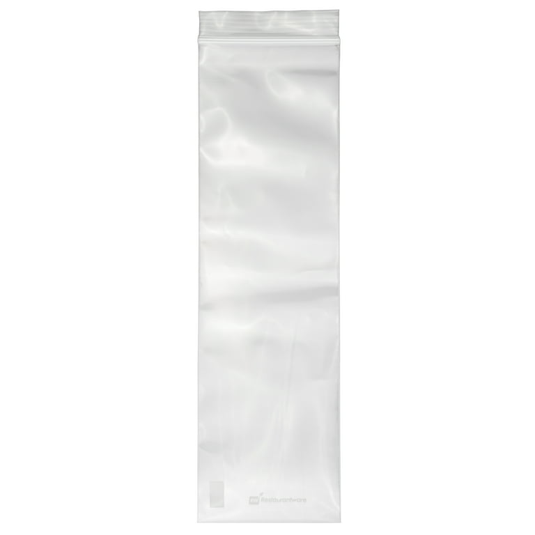 Bag Tek 1 gal Clear Plastic Freezer Bag - Double Zipper, Write-On Label,  BPA-Free - 10 3/4 x 10 1/2 - 1000 count box