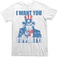 thumbnail image 1 of Camiseta gráfica Fifth Sun para hombre Sam Parties Blanco Mediana, 1 of 1