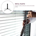 thumbnail image 4 of 1pc Durable Foldable Flute Four-legged Stand Portable Clarinet Holder (Black), 4 of 7