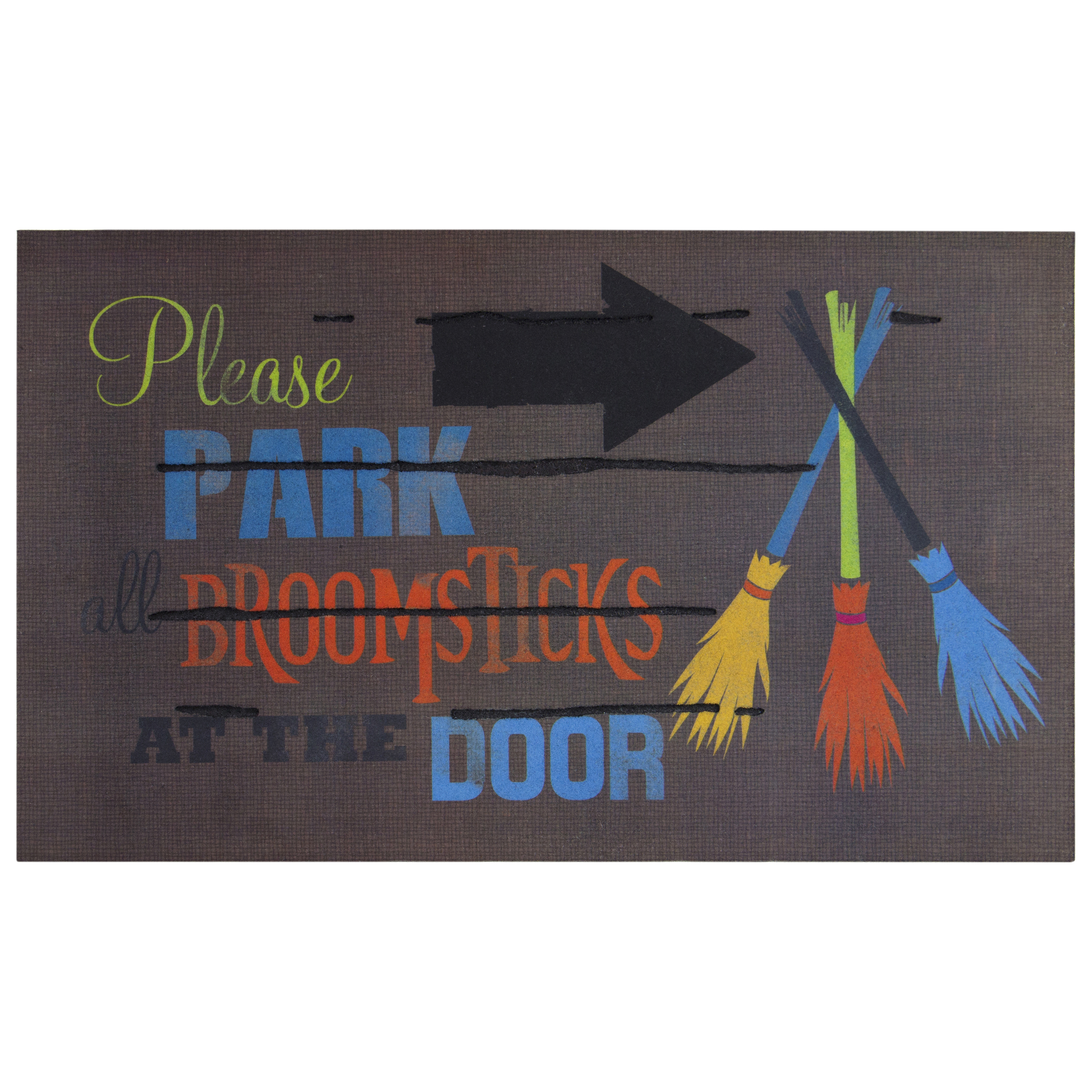 BH&G Masterpiece 18x30 Broomstick Parking Doormat