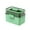Green, variant on 3-Tier Portable Medicine Storage Box, Medical Organizer With Removable Small Medicine Box, Dustproof & Moisture-Proof, Family Size with Transparent Visual Design