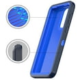 thumbnail image 4 of NIFFPD Samsung Galaxy A33 5G Case with Screen Protector Full-Body Shockproof Phone Case for Galaxy A33 5G with Belt-Clip Holster Blue&Blue, 4 of 7