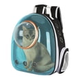 thumbnail image 3 of Transportín para Mascotas, Bolsa para Mascotas con Lados Rígidos, Mochila con Azul Yuyangstore Transportín de viaje para mascotas, 3 of 8